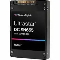 SSD|WESTERN DIGITAL|SSD series Ultrastar DC SN655|3.84TB|PCIe Gen4|NVMe|NAND flash technology TLC|Write speed 2600 MBytes/sec|Read speed 6800 MBytes/sec|Form Factor U.3|MTBF 25000000 hours|0TS2461