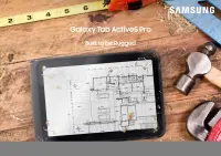 Samsung Galaxy Tab Active5 Pro Active5 Pro 5G Enterprise Edit Snapdragon LTE 256 GB 25,6 cm (10.1") 8 GB Wi-Fi 6 (802.11ax) Android 15 Roheline – pilt 14