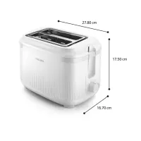 Philips 3000 series HD2511/00 röster 8 2 viil(ud) 900 W Valge – pilt 11