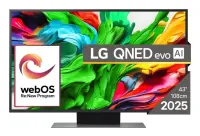 LG QNED evo AI 43QNED86A3C teler 109,2 cm (43") 4K Ultra HD Nutiteleri funktsioon WiFi Must