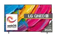 LG QNED 86QNED80A3A teler 2,18 m (86") 4K Ultra HD Nutiteleri funktsioon WiFi Must