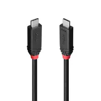 CABLE USB4 240W TYPE C 1M/BLACK LINE 37001 LINDY