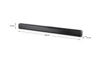 Sharp 2.0 Soundbar | HT-SB145 | 150 W | Bluetooth | Black | Wireless connection