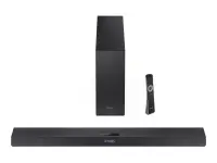 Sharp 2.1ch Ultra-slim Dolby Atmos/DTS Virtual: X Soundbar with Wireless Subwoofer | HT-SBW320 | 360 W | Bluetooth | Black | Wireless connection
