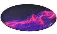 Arozzi Zona Round Floor Pad | Purple Galaxy