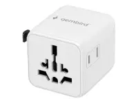 Gembird Universal travel power adapter | TPA-INT-01-W | Travel adapter