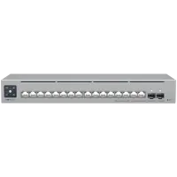 Ubiquiti 16-port, Layer 3 Etherlighting switch 2.5 GbE and versatile mounting options, 4x 2.5 GbE RJ45 ports, 12x GbE RJ45 ports, 2x 10G SFP+ ports