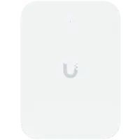 Ubiquiti UniFin U70IW Wall mounted WiFi 7 AP with 4 spatial streams and an integreated 2.5GbE PoE switch desined for hospitality enviorments