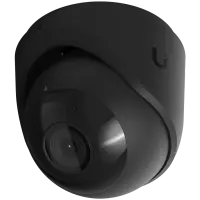 Ubiquiti UVC-G6-Turret-B Black, All-weather, tamper-resistant 4K PoE camera with a 1/1.8" 8MP image sensor, Multi-TOPs AI Engine, and 3-axis manual adjustments for flexible installation
