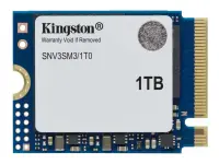 Kingston SSD | NV3 | 1000 GB | SSD form factor M.2 2230 | Solid-state drive interface PCIe 4.0 x4 NVMe | Read speed 6000 MB/s | Write speed 4000 MB/s