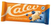 Valge šokolaad KALEV mustika ja õhitud riisiga 95g