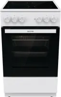 Gorenje Cooker | GEC5A21WG-B | Hob type Electric | Oven type Electric | White | Width 50 cm | Grilling | Depth 59.4 cm | 68 L