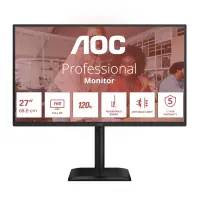 AOC 27E4CV PC lamekuvar 68,6 cm (27") 1920 x 1080 pikslit Full HD LED Must