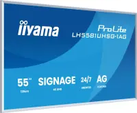 iiyama LH5581UHSG-1AG infoekraan Digital signage lameekraan 138,7 cm (54.6") WiFi 500 cd/m² 4K Ultra HD Valge Sisseehitatud protsessor Android 24/7 – pilt 10