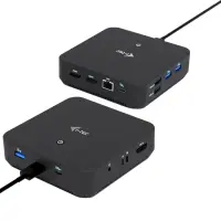 i-tec USB-C DP Dual HDMI Docking Station with Power Delivery 100 W Juhtmega ühendatud USB 3.2 Gen 2 (3.1 Gen 2) Type-C Must