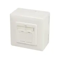 Logilink | Cat.6A Wall Outlet STP | NP0124 | White
