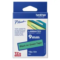 Brother TZE-721 markeerimisteip Must rohelisel taustal – pilt 4