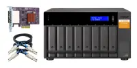 QNAP TL-D800S kõvakettaboks HDD/SSD ümbris Must, Hall 2.5/3.5" – pilt 9