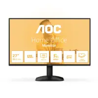 AOC | 27B31H | 27 " | IPS | FHD | 16:9 | 120 Hz | 1 ms | 1920 x 1080 pixels | 300 cd/m² | HDMI ports quantity 1 | Black