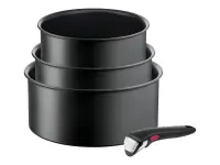 TEFAL Pot Set, 4 pcs | L7649453 Ingenio Ultimate | Aluminum | Black – pilt 3