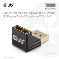 CLUB3D CAC-1008 kaabli soomuutja DisplayPort Must – pilt 4