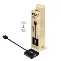 CLUB3D CAC-1302 videokaabliadapter 0,5 m HDMI tüüp A (Standard) VGA (D-Sub) Must – pilt 3