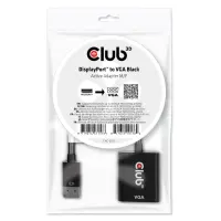 CLUB3D CAC-2013 videokaabliadapter 0,228 m Displayport VGA Must