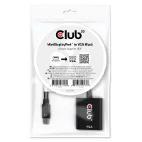 CLUB3D CAC-2113 videokaabliadapter 0,228 m Mini Displayport VGA Must