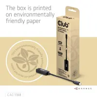 CLUB3D CAC-1188 videokaabliadapter 0,09 m Mini DisplayPort HDMI Must – pilt 4