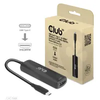 CLUB3D CAC-1588 videokaabliadapter 0,17 m USB tüüp-C HDMI Must