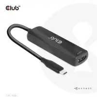 CLUB3D CAC-1588 videokaabliadapter 0,17 m USB tüüp-C HDMI Must – pilt 7
