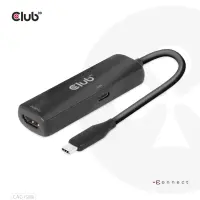 CLUB3D CAC-1588 videokaabliadapter 0,17 m USB tüüp-C HDMI Must – pilt 8