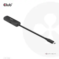 CLUB3D CAC-1588 videokaabliadapter 0,17 m USB tüüp-C HDMI Must – pilt 10