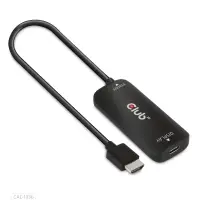 CLUB3D CAC-1336 videokaabliadapter 1 m HDMI + USB USB tüüp-C Must – pilt 4