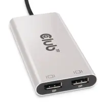 CLUB3D CSV-1586 jaotur Thunderbolt 3 40000 Mbit/s Hõbe – pilt 2