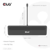 CLUB3D CSV-2541 sülearvuti dokk ja pordireplikaator Dokkimine USB 3.2 Gen 1 (3.1 Gen 1) Type-C Must – pilt 15
