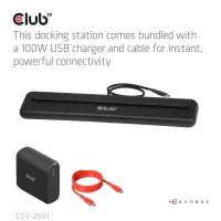 CLUB3D CSV-2541 sülearvuti dokk ja pordireplikaator Dokkimine USB 3.2 Gen 1 (3.1 Gen 1) Type-C Must – pilt 18