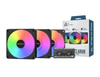 CASE FAN 120MM GF120 V2/ARGB PWM 3I1(B) MONTECH