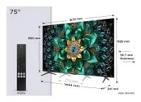 TCL Q6C 75Q6C teler 190,5 cm (75") 4K Ultra HD Nutiteleri funktsioon WiFi Metallik – pilt 2