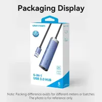 I/O HUB 5-IN-1 USB 3.0/0.15M TGFSB VENTION – pilt 4