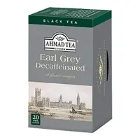 Ahmad Earl Grey kofeiinivaba must tee, 20 kotikest