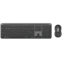 LOGITECH Signature Slim Wireless Keyboard and Mouse Combo MK950 - GRAPHITE - PAN - 2.4GHZ/BT - NORDIC-613
