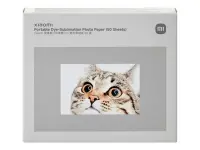 Xiaomi Portable Dye-Sublimation Photo Paper (50 Sheets) | 2x3-inch