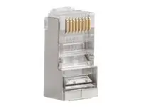 Lanberg | RJ45 CAT.6 FTP Plug 8P8C PASS Through Type, 100 pcs | PLS-6000EZ | Transparent