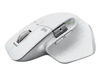 Logitech Mouse | MX MASTER 3S | Wireless | Bluetooth, 2.4GHz | Pale Gray
