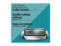 Braun 74S Shaver Replacement Head Series 7, Silver – pilt 5