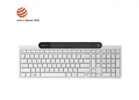 Lenovo 800 Self-Charging Bluetooth Keyboard-US English | Keyboard | Bluetooth | US English | White