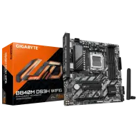 Gigabyte B840M DS3H WIFI6 (rev. 1.1) | Processor family AMD | Processor socket AM5 | DDR5 | Supported hard disk drive interfaces SATA, M.2 | Number of SATA connectors 4