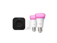 Philips Hue White and colour ambience Starter kit: 2 E27 nutikat pirni + Dimmer switch + Bridge Pro