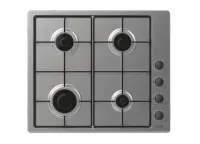 Candy Hob | Idea CHW6LBX/4U2 | Gas | Number of burners/cooking zones 4 | Knob | Stainless Steel
